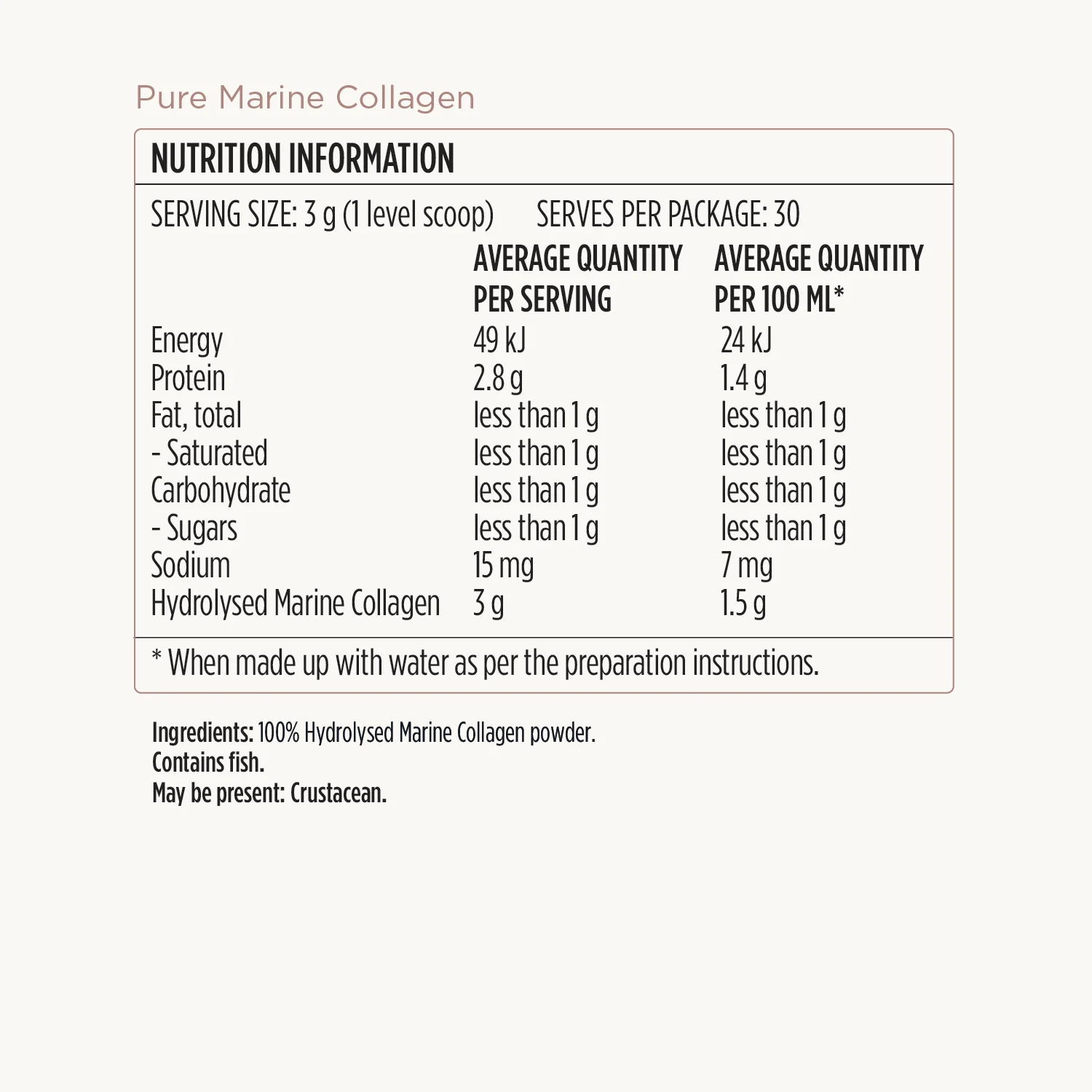 Pure Marine Collagen Formula - Image 3