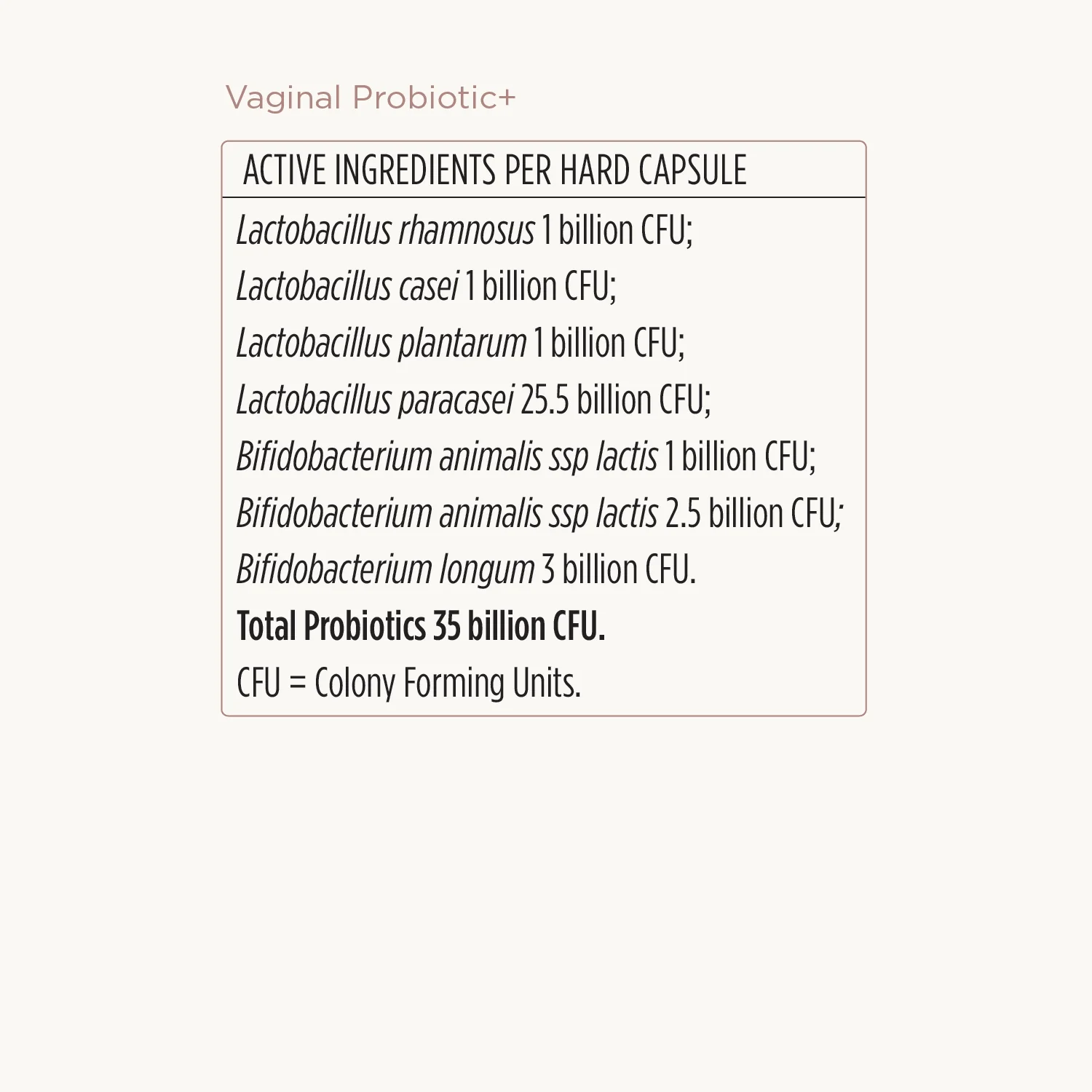 Vaginal Probiotic+ Formula - Image 3